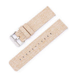 Stainless Steel Pin Buckle Nylon Woven Canvas Watch Band, 16mm, 18mm