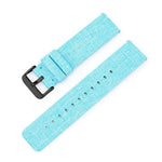 Stainless Steel Pin Buckle Nylon Woven Canvas Watch Band, 20mm, 22mm