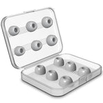 12 chiếc nút tai bằng mút nhớ thay thế cho tai nghe không dây AirPods Pro, kèm hộp đựng, mút nhớ màu xám