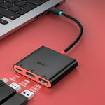 Trạm kết nối để bàn 3 trong 1 Type-C sang HDMI + USB 3.0 + Cổng sạc Type-C PD, Dành cho Nintendo Switch