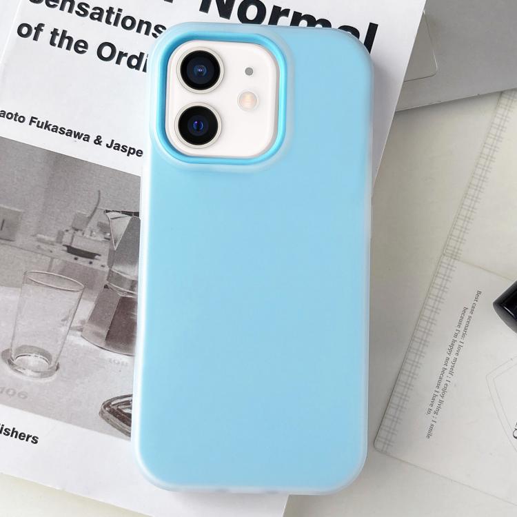 Ốp điện thoại hybrid TPU PC cảm giác mờ màu thạch jelly, cho iPhone 12 Pro Max, iPhone 12 Pro, iPhone 11