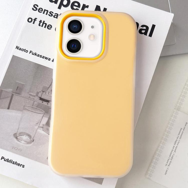 Ốp điện thoại hybrid TPU PC cảm giác mờ màu thạch jelly, cho iPhone 12 Pro Max, iPhone 12 Pro, iPhone 11