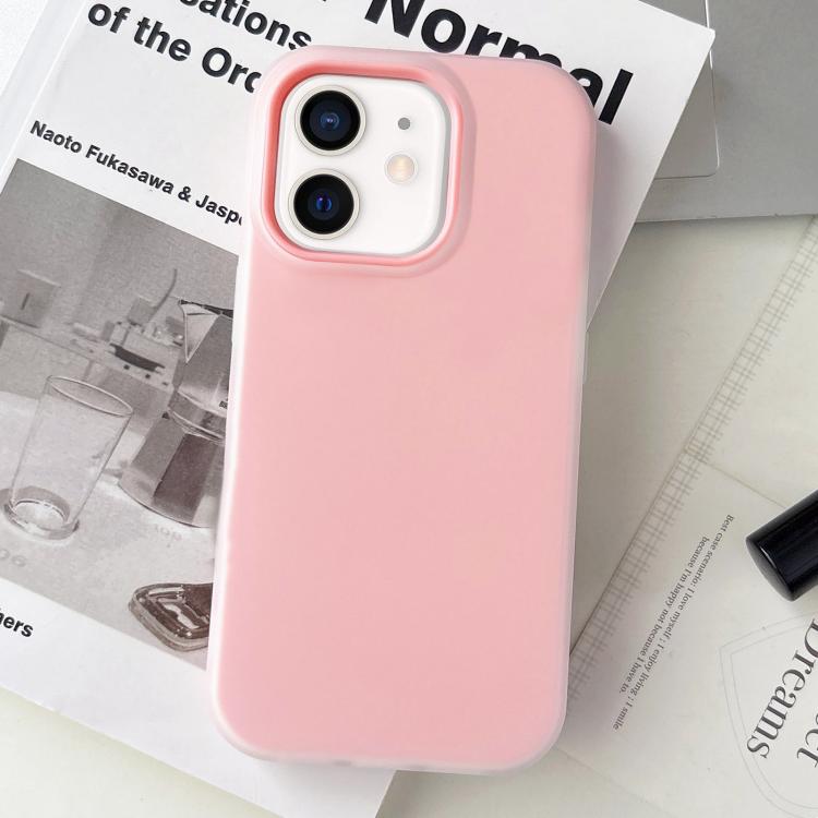 Ốp điện thoại hybrid TPU PC cảm giác mờ màu thạch jelly, cho iPhone 12 Pro Max, iPhone 12 Pro, iPhone 11