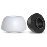 6 cặp nút tai silicone thay thế cho tai nghe không dây AirPods Pro, kèm hộp đựng, silicone màu trắng