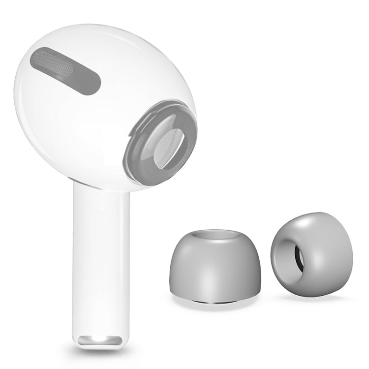 6 cặp nút tai silicone thay thế cho tai nghe không dây AirPods Pro, kèm hộp đựng, silicone màu trắng