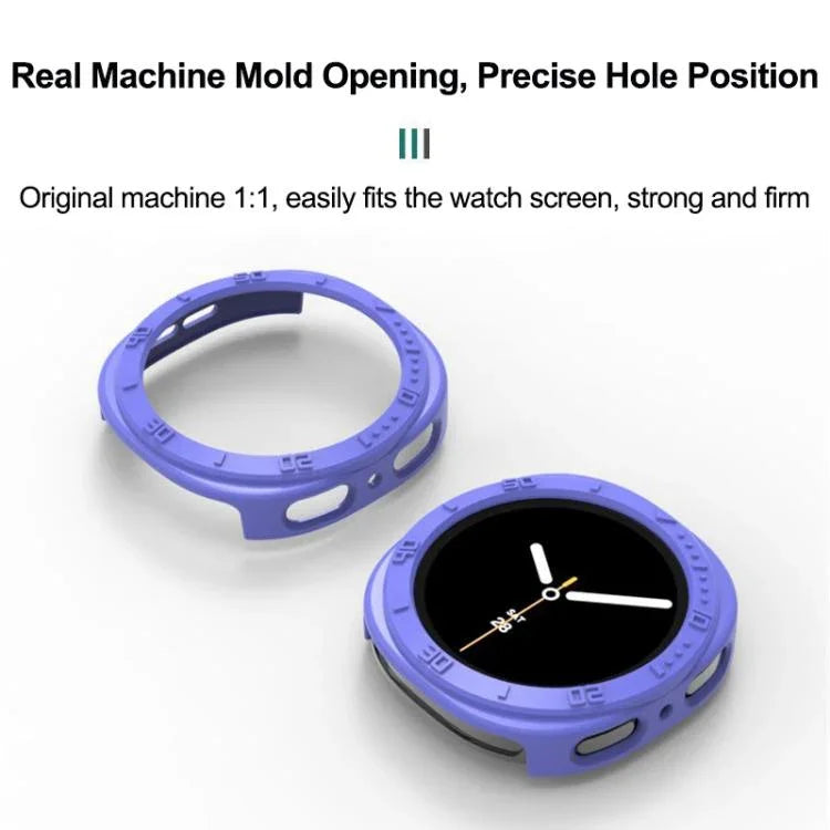 Vỏ bảo vệ đồng hồ PC rỗng nửa phủ, Dành cho Samsung Galaxy Watch8 44mm, Dành cho Samsung Galaxy Watch8 40mm