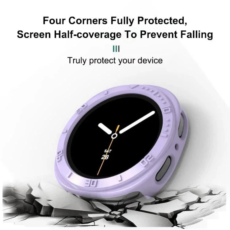 Vỏ bảo vệ đồng hồ PC rỗng nửa phủ, Dành cho Samsung Galaxy Watch8 44mm, Dành cho Samsung Galaxy Watch8 40mm