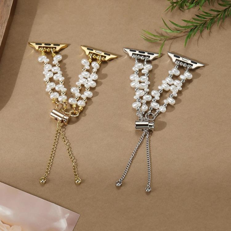 Dây đồng hồ kim loại ngọc trai không đều xDfind, Dành cho Apple Watch 42 / 44 / 45 / 46 / 49mm, Dành cho Apple Watch 38 / 40 / 41 / S11 42mm