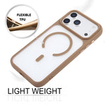 Ốp lưng điện thoại MagSafe mờ cảm giác da GEBEI Jazz Series, dành cho iPhone 17 Pro Max, iPhone 17 Pro, iPhone 17, iPhone Air