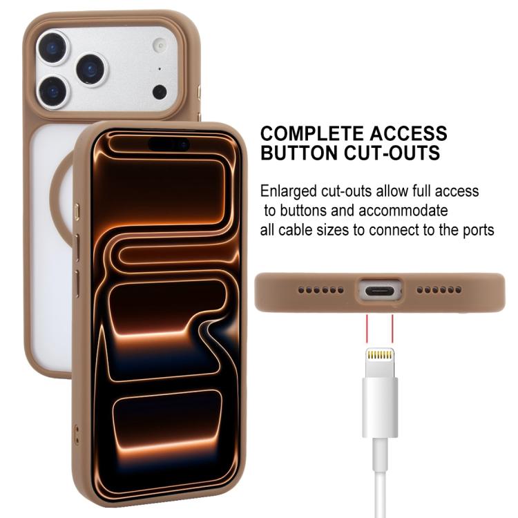 Ốp lưng điện thoại MagSafe mờ cảm giác da GEBEI Jazz Series, dành cho iPhone 17 Pro Max, iPhone 17 Pro, iPhone 17, iPhone Air