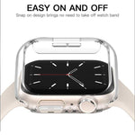 Vỏ đồng hồ PC mờ rỗng che phủ nửa mặt xDfind, Dành cho Apple Watch Ultra 3 / 2 / 1 49mm, Dành cho Apple Watch Series 9 / 8 / 7 45mm, Dành cho Apple Watch Series 9 / 8 / 7 41mm, Dành cho Apple Watch Series 3 / 2 / 1 38mm
