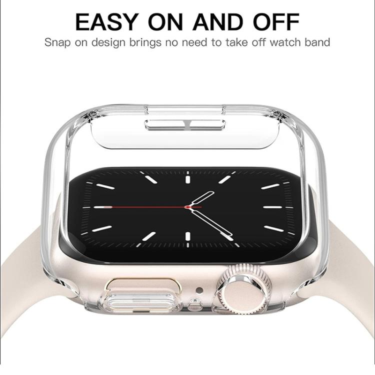 Vỏ đồng hồ PC mờ rỗng che phủ nửa mặt xDfind, Dành cho Apple Watch Ultra 3 / 2 / 1 49mm, Dành cho Apple Watch Series 9 / 8 / 7 45mm, Dành cho Apple Watch Series 9 / 8 / 7 41mm, Dành cho Apple Watch Series 3 / 2 / 1 38mm