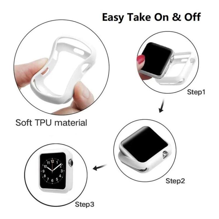 Ốp đồng hồ TPU xDfind Candy, Dành cho Apple Watch Series 6 / 5 / 4 / SE 44mm, Dành cho Apple Watch Series 6 / 5 / 4 / SE 40mm, Dành cho Apple Watch Series 9 / 8 / 7 45mm, Dành cho Apple Watch Series 9 / 8 / 7 41mm