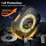 Ốp đồng hồ PC tích hợp kính cường lực xDfind, Dành cho Apple Watch Series 6 / 5 / 4 / SE 44mm, Dành cho Apple Watch Series 6 / 5 / 4 / SE 40mm, Dành cho Apple Watch Series 11 46mm / 10 46mm, Dành cho Apple Watch Series 11 42mm / 10 42mm