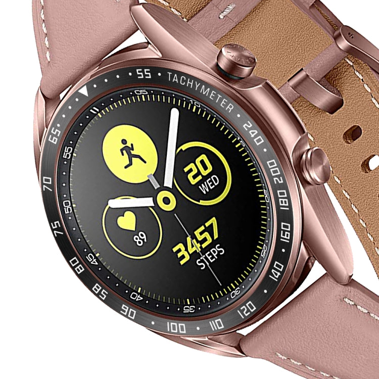 Vòng viền thép đồng hồ thông minh, Phiên bản E, Dành cho Samsung Galaxy Watch 3 41mm, Dành cho Samsung Galaxy Watch 3 45mm