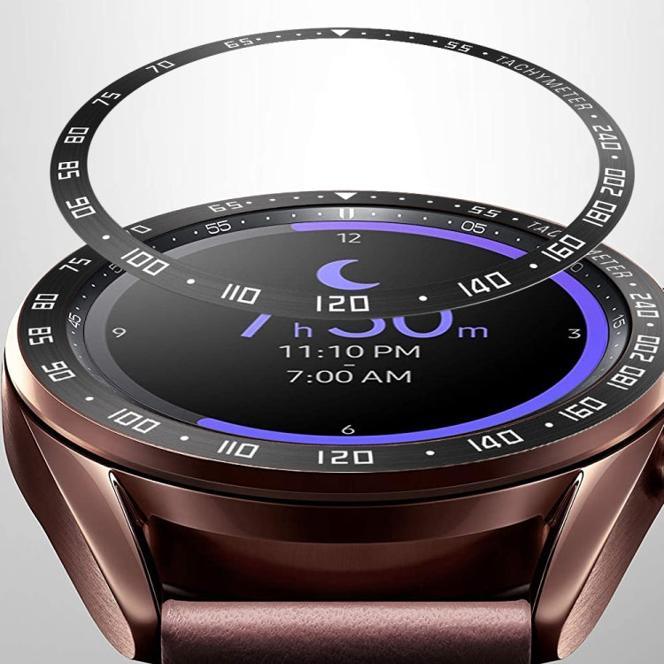 Vòng viền thép đồng hồ thông minh, Phiên bản E, Dành cho Samsung Galaxy Watch 3 41mm, Dành cho Samsung Galaxy Watch 3 45mm