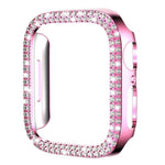 Ốp đồng hồ PC rỗng kim cương hai hàng xDfind, Dành cho Apple Watch Series 6 / 5 / 4 / SE 44mm, Dành cho Apple Watch Series 6 / 5 / 4 / SE 40mm, Dành cho Apple Watch Series 11 46mm / 10 46mm, Dành cho Apple Watch Series 11 42mm / 10 42mm