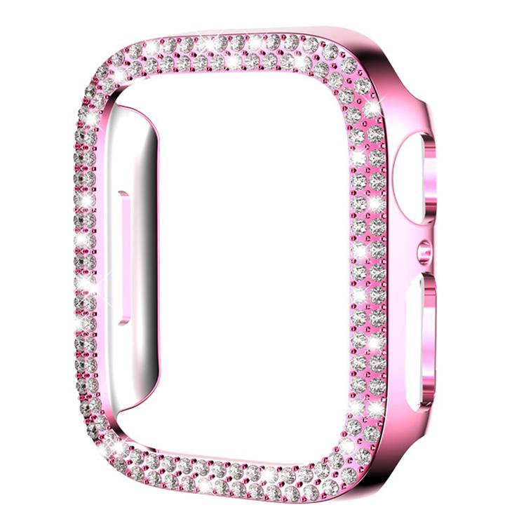 Ốp đồng hồ PC rỗng kim cương hai hàng xDfind, Dành cho Apple Watch Series 6 / 5 / 4 / SE 44mm, Dành cho Apple Watch Series 6 / 5 / 4 / SE 40mm, Dành cho Apple Watch Series 11 46mm / 10 46mm, Dành cho Apple Watch Series 11 42mm / 10 42mm