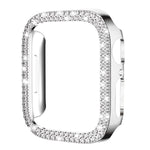 Ốp đồng hồ PC rỗng kim cương hai hàng xDfind, Dành cho Apple Watch Series 6 / 5 / 4 / SE 44mm, Dành cho Apple Watch Series 6 / 5 / 4 / SE 40mm, Dành cho Apple Watch Series 11 46mm / 10 46mm, Dành cho Apple Watch Series 11 42mm / 10 42mm