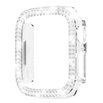 Ốp đồng hồ PC rỗng kim cương hai hàng xDfind, Dành cho Apple Watch Series 6 / 5 / 4 / SE 44mm, Dành cho Apple Watch Series 6 / 5 / 4 / SE 40mm, Dành cho Apple Watch Series 11 46mm / 10 46mm, Dành cho Apple Watch Series 11 42mm / 10 42mm