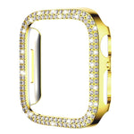 Ốp đồng hồ PC rỗng kim cương hai hàng xDfind, Dành cho Apple Watch Series 6 / 5 / 4 / SE 44mm, Dành cho Apple Watch Series 6 / 5 / 4 / SE 40mm, Dành cho Apple Watch Series 11 46mm / 10 46mm, Dành cho Apple Watch Series 11 42mm / 10 42mm