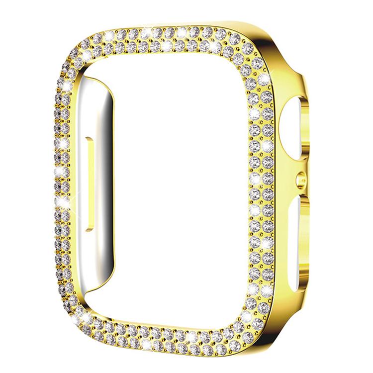 Ốp đồng hồ PC rỗng kim cương hai hàng xDfind, Dành cho Apple Watch Series 6 / 5 / 4 / SE 44mm, Dành cho Apple Watch Series 6 / 5 / 4 / SE 40mm, Dành cho Apple Watch Series 11 46mm / 10 46mm, Dành cho Apple Watch Series 11 42mm / 10 42mm
