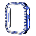 Ốp đồng hồ PC rỗng kim cương hai hàng xDfind, Dành cho Apple Watch Series 6 / 5 / 4 / SE 44mm, Dành cho Apple Watch Series 6 / 5 / 4 / SE 40mm, Dành cho Apple Watch Series 11 46mm / 10 46mm, Dành cho Apple Watch Series 11 42mm / 10 42mm