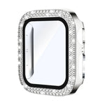 Ốp đồng hồ PC tích hợp kính cường lực kim cương hai hàng xDfind, Dành cho Apple Watch Series 6 / 5 / 4 / SE 44mm, Dành cho Apple Watch Series 6 / 5 / 4 / SE 40mm, Dành cho Apple Watch Series 11 46mm / 10 46mm, Dành cho Apple Watch Series 11 42mm / 10 42mm