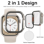 Đổi sang ốp đồng hồ PC tích hợp kính cường lực Ultra 49mm xDfind, Dành cho Apple Watch Series 6 / 5 / 4 / SE 44mm, Dành cho Apple Watch Series 6 / 5 / 4 / SE 40mm, Dành cho Apple Watch Series 9 / 8 / 7 45mm, Dành cho Apple Watch Series 9 / 8 / 7 41mm