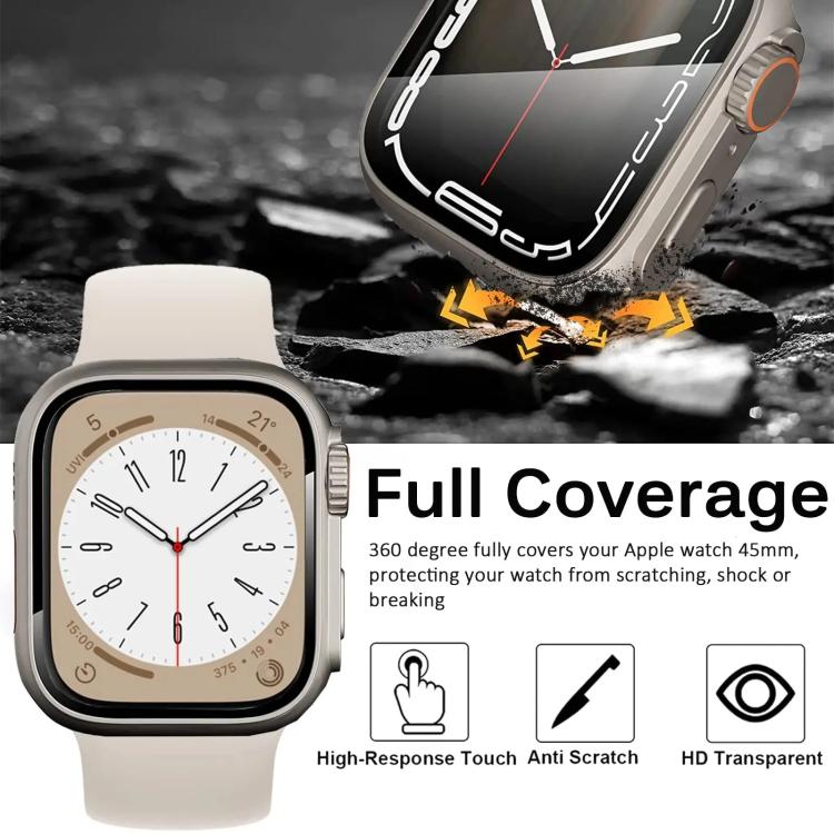 Đổi sang ốp đồng hồ PC tích hợp kính cường lực Ultra 49mm xDfind, Dành cho Apple Watch Series 6 / 5 / 4 / SE 44mm, Dành cho Apple Watch Series 6 / 5 / 4 / SE 40mm, Dành cho Apple Watch Series 9 / 8 / 7 45mm, Dành cho Apple Watch Series 9 / 8 / 7 41mm