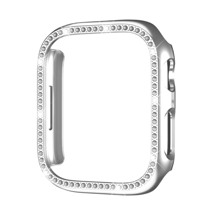 Ốp đồng hồ PC rỗng kim cương một hàng xDfind, Dành cho Apple Watch Series 11 46mm / 10 46mm, Dành cho Apple Watch Series 11 42mm / 10 42mm
