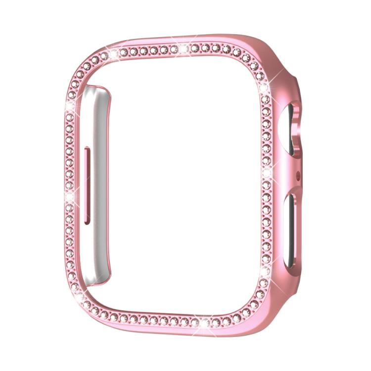 Ốp đồng hồ PC rỗng kim cương một hàng xDfind, Dành cho Apple Watch Series 11 46mm / 10 46mm, Dành cho Apple Watch Series 11 42mm / 10 42mm