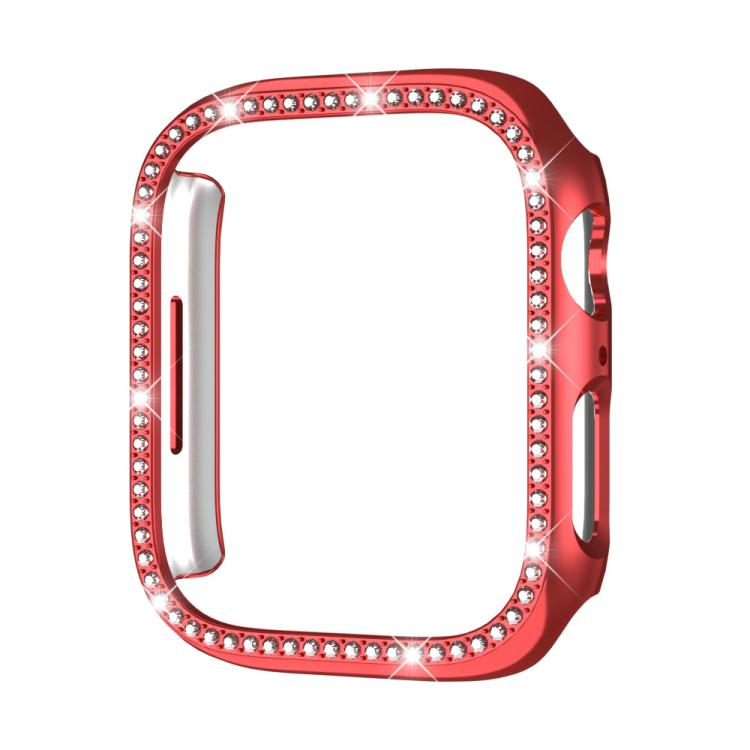 Ốp đồng hồ PC rỗng kim cương một hàng xDfind, Dành cho Apple Watch Series 11 46mm / 10 46mm, Dành cho Apple Watch Series 11 42mm / 10 42mm