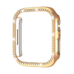 Ốp đồng hồ PC rỗng kim cương một hàng xDfind, Dành cho Apple Watch Series 11 46mm / 10 46mm, Dành cho Apple Watch Series 11 42mm / 10 42mm