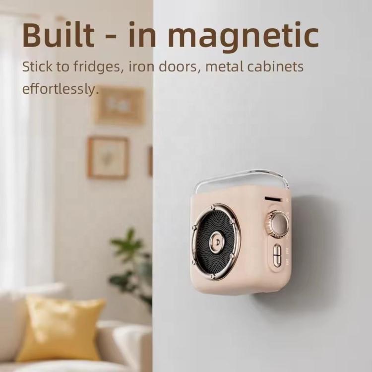 P6 Portable Bluetooth 5.0 Wireless Speaker with Clock & Night Light