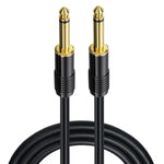 Cáp âm thanh Mono đực sang đực 6.35mm cho mixer, dài 0.5m, 1m, 1.5m, 2m, 3m, 5m, 10m, 15m, 20m