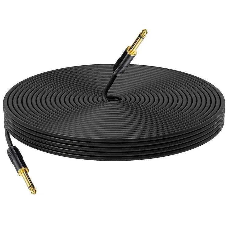 Cáp âm thanh Mono đực sang đực 6.35mm cho mixer, dài 0.5m, 1m, 1.5m, 2m, 3m, 5m, 10m, 15m, 20m