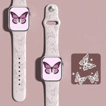Dây đồng hồ silicone khắc laser 3D xDfind, dành cho Apple Watch 42 / 44 / 45 / 46 / 49mm, dành cho Apple Watch 38 / 40 / 41 / S11 42mm