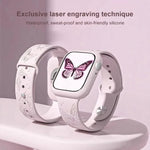 Dây đồng hồ silicone khắc laser 3D xDfind, dành cho Apple Watch 42 / 44 / 45 / 46 / 49mm, dành cho Apple Watch 38 / 40 / 41 / S11 42mm