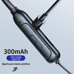 Tai nghe Bluetooth đeo cổ không dây M60 âm thanh vòm 8D 5.1 hỗ trợ thẻ TF chế độ MP3