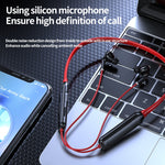 Tai nghe Bluetooth đeo cổ không dây M60 âm thanh vòm 8D 5.1 hỗ trợ thẻ TF chế độ MP3