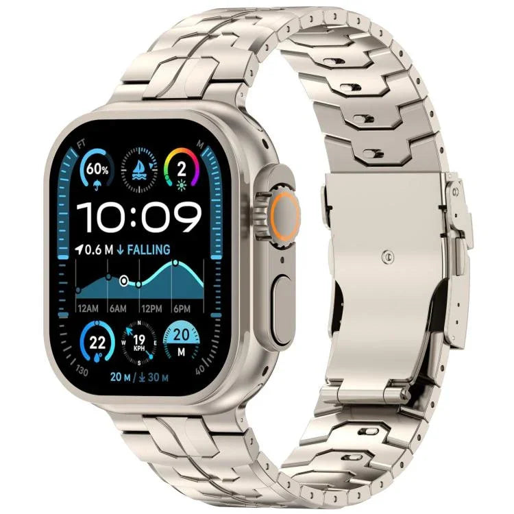 Dây đồng hồ hợp kim titan khóa an toàn tháo rời, dành cho Apple Watch 46mm / 49mm / 45mm / 44mm, dành cho Apple Watch 42mm / 41mm / 40mm / 38mm