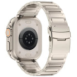 Dây đồng hồ hợp kim titan khóa an toàn tháo nhanh hình chữ I, dành cho Apple Watch 46mm / 49mm / 45mm / 44mm, dành cho Apple Watch 42mm / 41mm / 40mm / 38mm