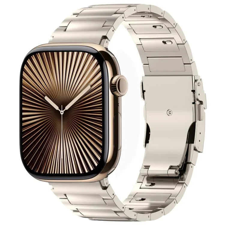 Dây đồng hồ hợp kim titan khóa an toàn tháo nhanh hình chữ I, dành cho Apple Watch 46mm / 49mm / 45mm / 44mm, dành cho Apple Watch 42mm / 41mm / 40mm / 38mm