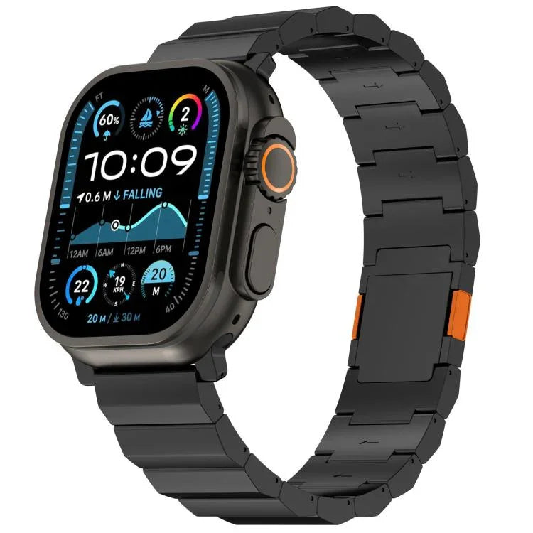 Dây đồng hồ hợp kim titan khóa nam châm một hạt dày, dành cho Apple Watch 46mm / 49mm / 45mm / 44mm, dành cho Apple Watch 42mm / 41mm / 40mm / 38mm