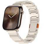Dây đồng hồ hợp kim titan khóa nam châm một hạt dày, dành cho Apple Watch 46mm / 49mm / 45mm / 44mm, dành cho Apple Watch 42mm / 41mm / 40mm / 38mm