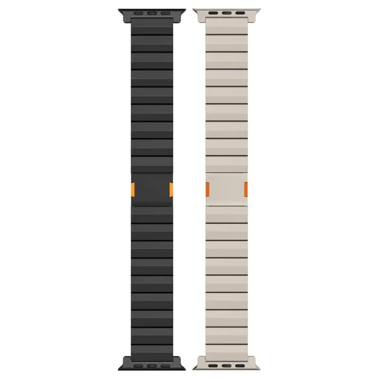 Dây đồng hồ hợp kim titan khóa nam châm một hạt dày, dành cho Apple Watch 46mm / 49mm / 45mm / 44mm, dành cho Apple Watch 42mm / 41mm / 40mm / 38mm
