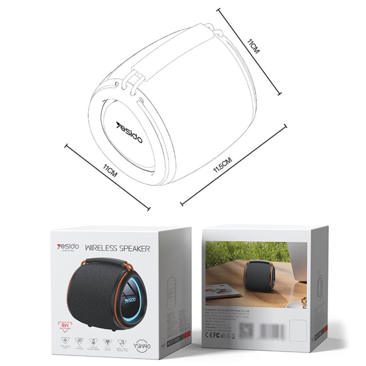 Loa Bluetooth mini di động 8W Yesido YSW40, YSW40