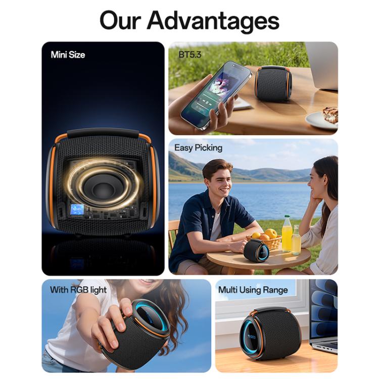 Loa Bluetooth mini di động 8W Yesido YSW40, YSW40