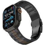 Dây đồng hồ hợp kim titan khóa an toàn ba hạt, dành cho Apple Watch 46mm / 49mm / 45mm / 44mm, dành cho Apple Watch 42mm / 41mm / 40mm / 38mm